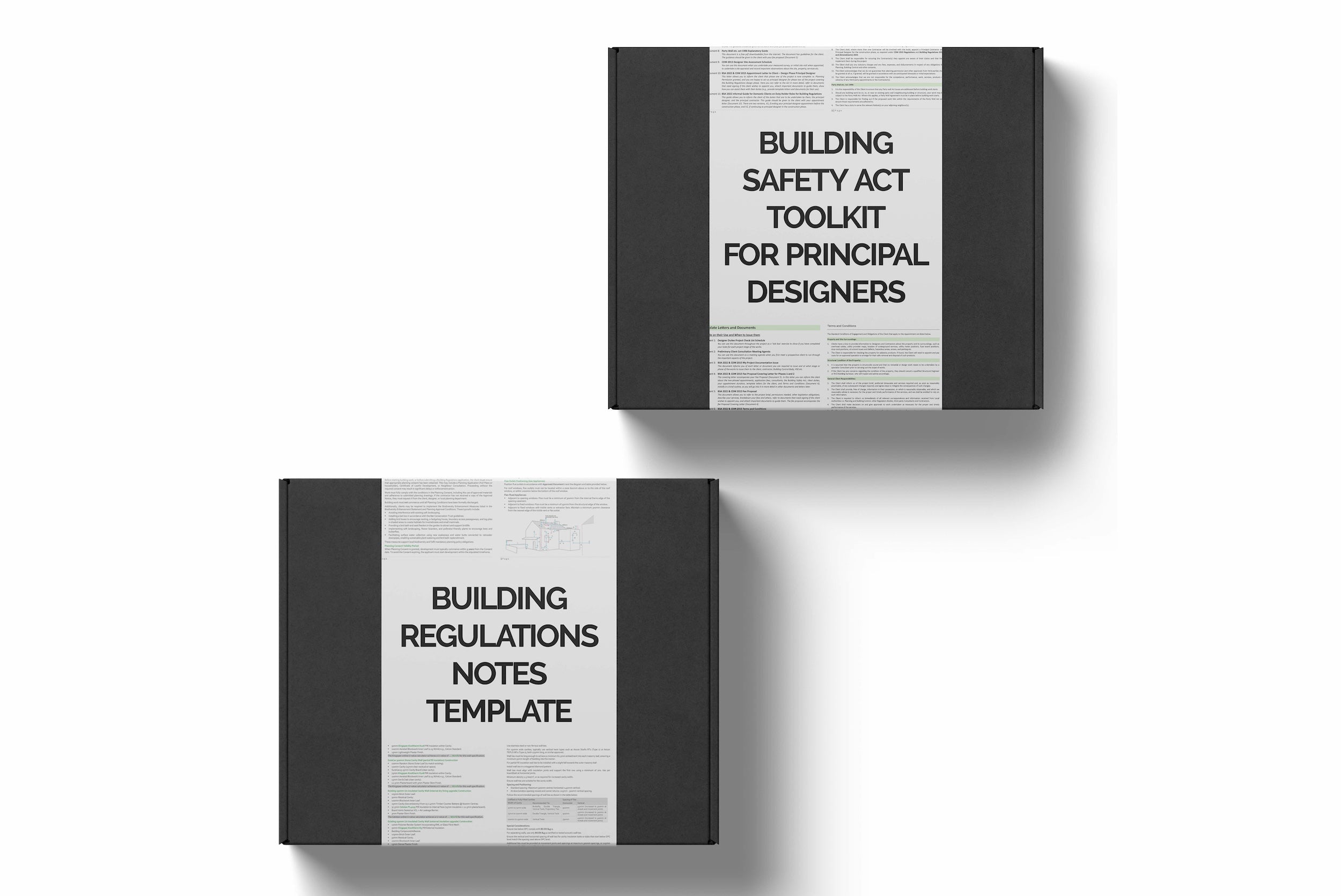 Building Regulations Notes Template + Building Safety Act Toolkit