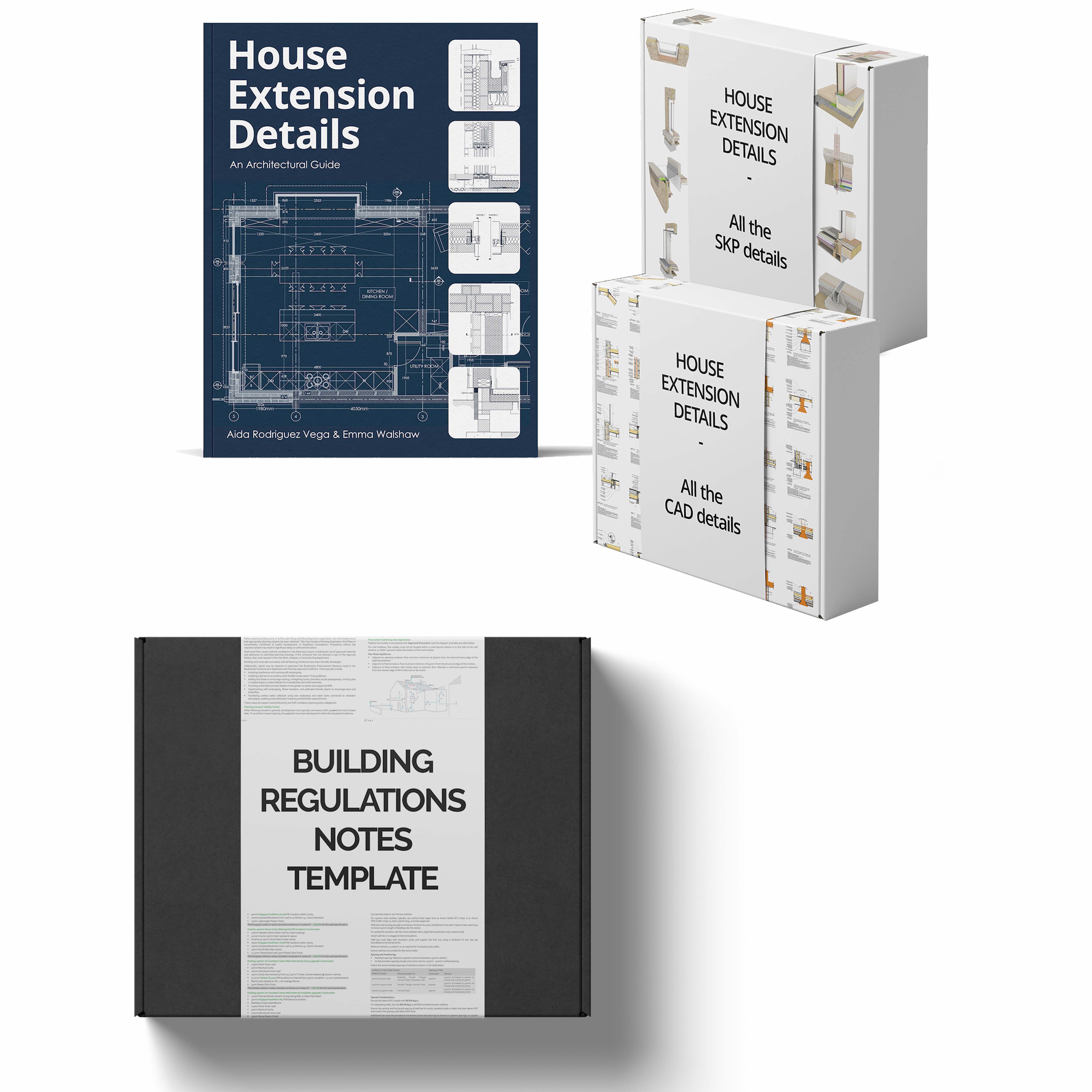 House Extension Details Book + Building Regulations Notes Template