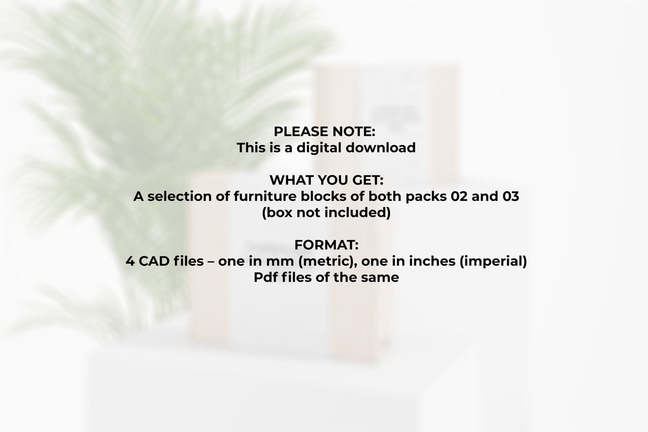 Furniture Blocks Bundle 2 & 3