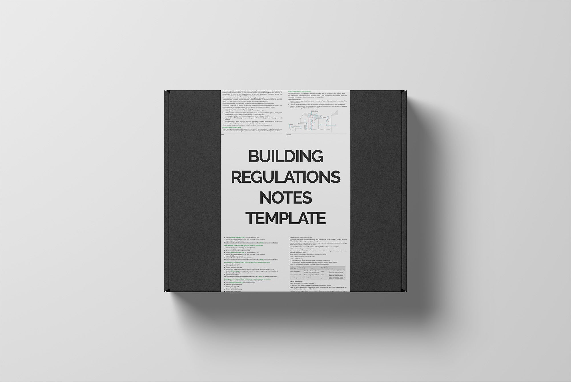 Building Regulations Notes Template
