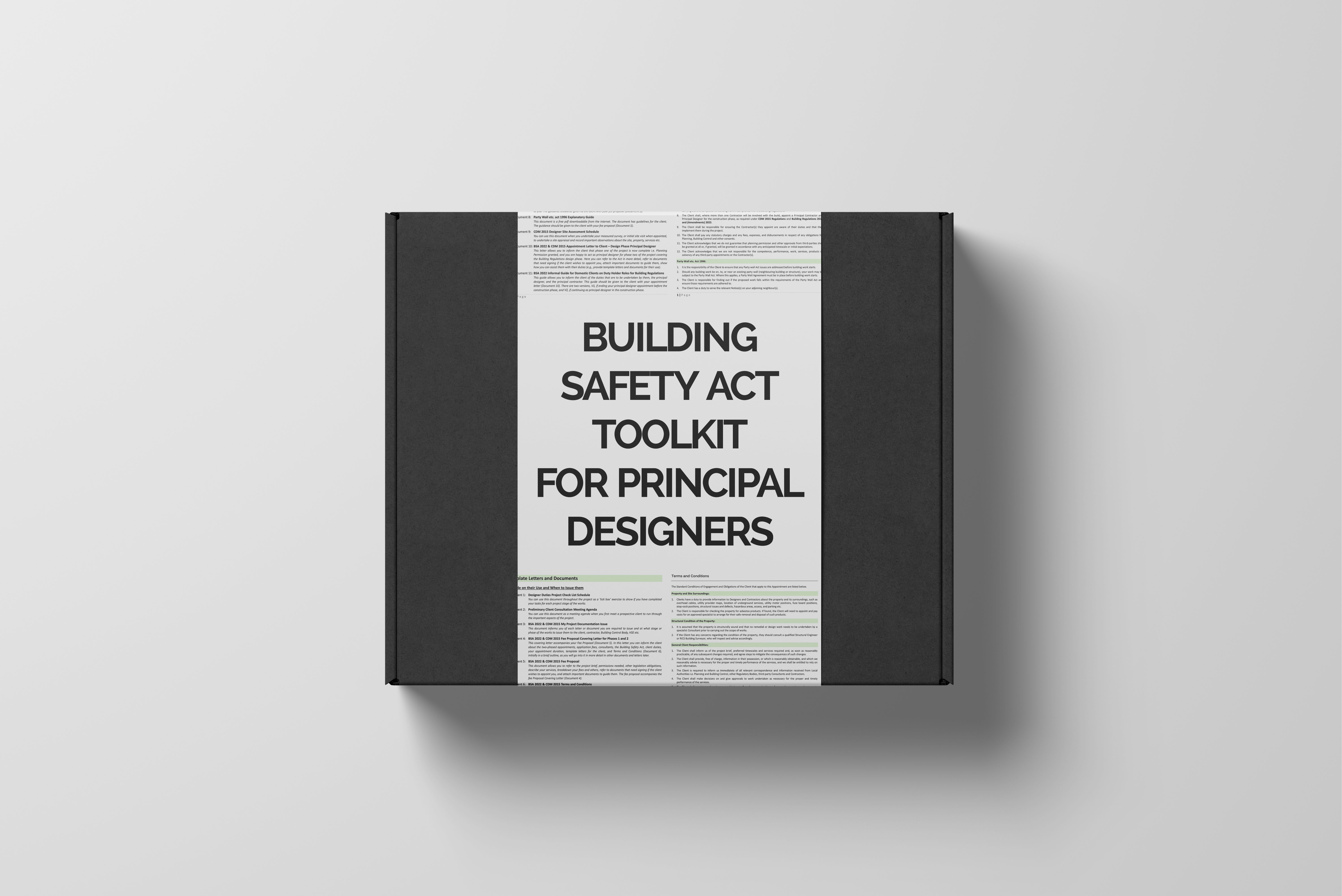 Building Safety Act Toolkit for Principal Designers