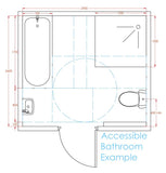 Metric Data 11 - Accessible Bathroom and WC