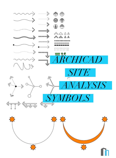 ArchiCAD Site Analysis Symbols