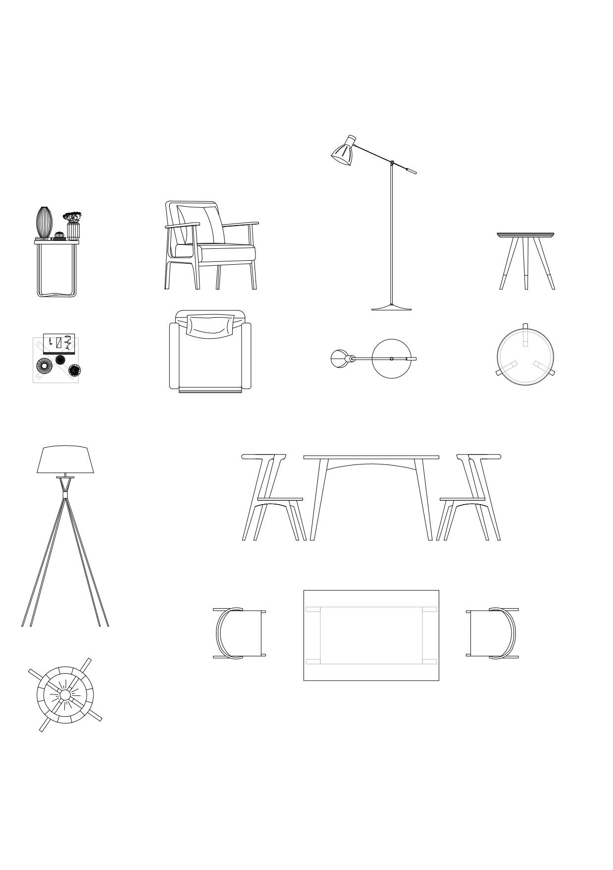 Kitchen DWG CAD Blocks in Plan and Elevation (75 Pieces) Cadnature