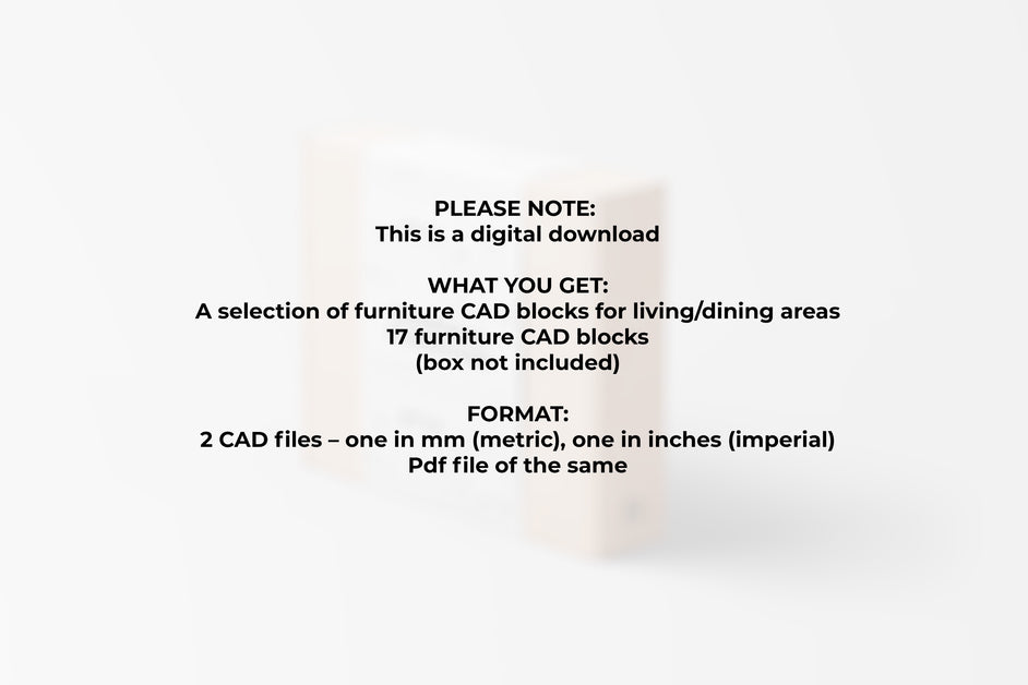 FIA CAD Blocks Furniture [CP01]