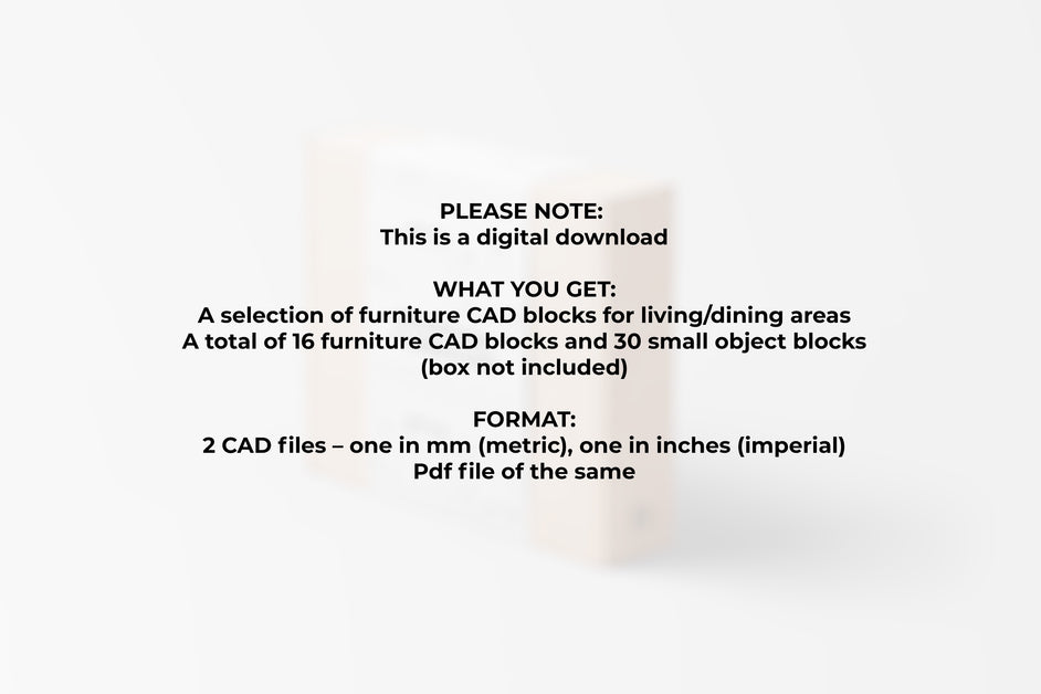 FIA CAD Blocks Furniture [CP02]