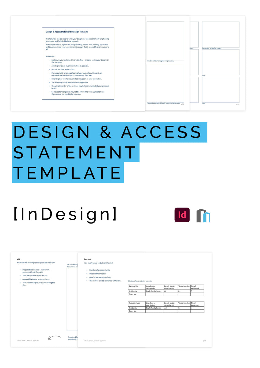Design and Access Statement Template – First In Architecture