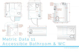 Metric Data 11 - Accessible Bathroom and WC
